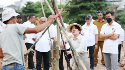 Li Claudia Resmikan Penataan DAS Baloi Indah Jadi Taman Kota Favorit