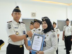 Lapas Batam Ikuti Apel Bersama Kemenko Kumham Imipas, Dirangkaikan dengan Penyerahan Penghargaan Pegawai Teladan