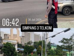 Satsamapta Polresta Barelang Laksanakan Strong Point Pagi Demi Kelancaran Arus Lalu Lintas di Kota Batam