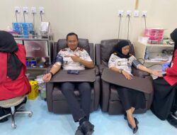 Semarak HUT ke-81 RI, Rutan Batam Bersama UPT Pemasyarakatan se-Kota Batam Gelar Donor Darah di PMI