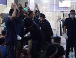 Jaga Keamanan dan Ketertiban, Rutan Kelas I Cipinang Laksanakan Sidak Bersama APH
