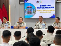 Lapas Kelas IIA Batam Perkuat Integritas dan Kekompakan Jajaran Pengamanan melalui Briefing Pengamanan
